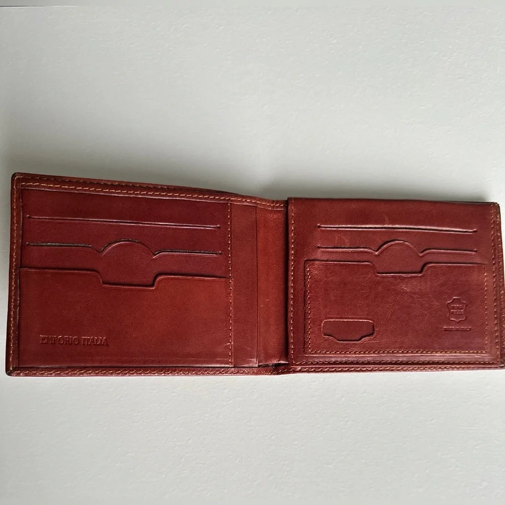 Emporium Italy Genuine leather wallet for man, Honey Brown colour